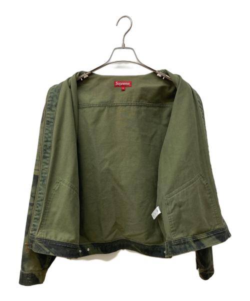 SUPREME（シュプリーム）Supreme (シュプリーム) Supreme is love denim work jacket/デニムジャケット グリーン サイズ:Mの古着・服飾アイテム