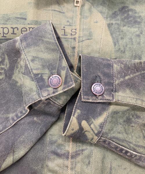 SUPREME（シュプリーム）Supreme (シュプリーム) Supreme is love denim work jacket/デニムジャケット グリーン サイズ:Mの古着・服飾アイテム