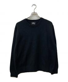 stussy（ステューシー）の古着「Gothic Sweater/クルーネックニット」｜ブラック