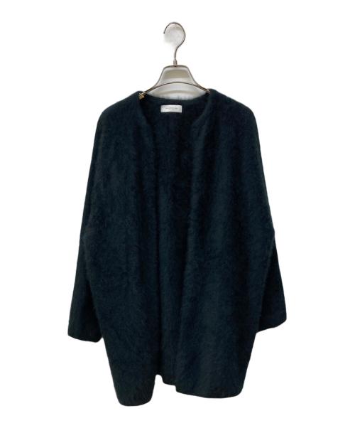 TOMORROW LAND（トゥモローランド）TOMORROW LAND (トゥモローランド) フラッフィーヤーン コクーンカーディガン ブラック サイズ:Ｓの古着・服飾アイテム