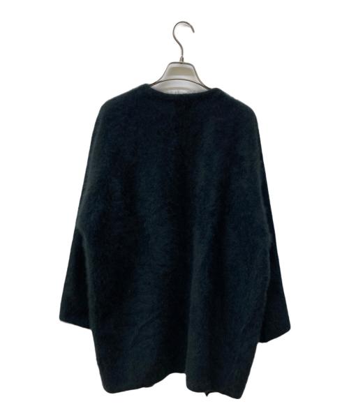 TOMORROW LAND（トゥモローランド）TOMORROW LAND (トゥモローランド) フラッフィーヤーン コクーンカーディガン ブラック サイズ:Ｓの古着・服飾アイテム