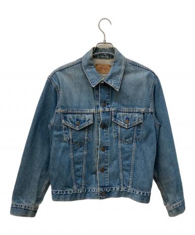 80s Levi's USA製 4th デニムジャケット　ブラック 80s USA製 Levi'sリーバイス 70507 先染め ブラック デニムジャケット
