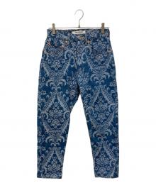 JUNYA WATANABE COMME des GARCONS（(ジュンヤワタナベ コムデギャルソン）の古着「ジャガードデニムパンツ」｜ブルー