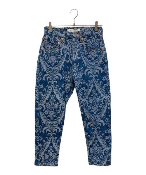 JUNYA WATANABE COMME des GARCONS（(ジュンヤワタナベ コムデギャルソン）JUNYA WATANABE COMME des GARCONS ((ジュンヤワタナベ コムデギャルソン) ジャガードデニムパンツ ブルー サイズ:XSの古着・服飾アイテム