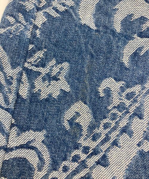 JUNYA WATANABE COMME des GARCONS（(ジュンヤワタナベ コムデギャルソン）JUNYA WATANABE COMME des GARCONS ((ジュンヤワタナベ コムデギャルソン) ジャガードデニムパンツ ブルー サイズ:XSの古着・服飾アイテム