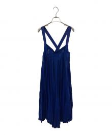 JUNYA WATANABE COMME des GARCONS（(ジュンヤワタナベ コムデギャルソン）の古着「プリーツジャンパースカート」｜ブルー