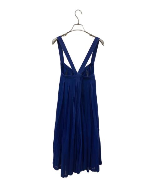 JUNYA WATANABE COMME des GARCONS（(ジュンヤワタナベ コムデギャルソン）JUNYA WATANABE COMME des GARCONS ((ジュンヤワタナベ コムデギャルソン) プリーツジャンパースカート ブルー サイズ:Sの古着・服飾アイテム