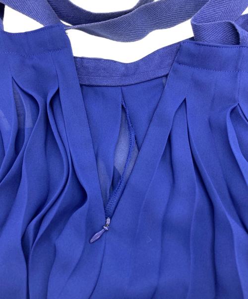 JUNYA WATANABE COMME des GARCONS（(ジュンヤワタナベ コムデギャルソン）JUNYA WATANABE COMME des GARCONS ((ジュンヤワタナベ コムデギャルソン) プリーツジャンパースカート ブルー サイズ:Sの古着・服飾アイテム