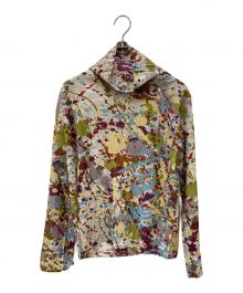 PLEATS PLEASE（プリーツプリーズ）の古着「タイダイタートルネックロングスリーブ」｜マルチカラー