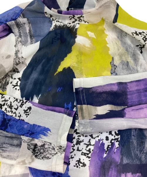 UNITED TOKYO（ユナイテッドトーキョー）UNITED TOKYO (ユナイテッドトーキョー) ストーメントアートトップス ネイビー×ホワイト サイズ:FREEの古着・服飾アイテム