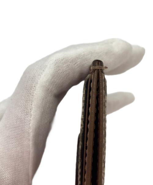 GUCCI（グッチ）GUCCI (グッチ) GGスプリーム/カードケース ブラウンの古着・服飾アイテム