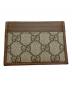 GUCCI (グッチ) GGスプリーム/カードケース ブラウン：17000円