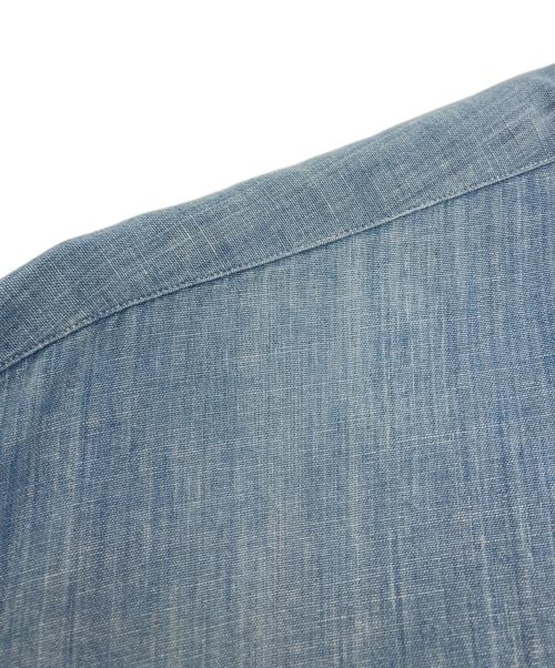 COMME des GARCONS HOMME PLUS（コムデギャルソンオムプリュス）COMME des GARCONS HOMME PLUS (コムデギャルソンオムプリュス) シャンブレーシャツ ブルー サイズ:Ⅿの古着・服飾アイテム