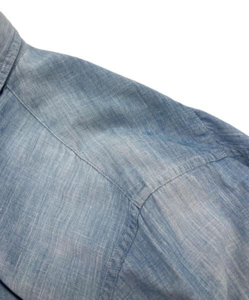 COMME des GARCONS HOMME PLUS（コムデギャルソンオムプリュス）COMME des GARCONS HOMME PLUS (コムデギャルソンオムプリュス) シャンブレーシャツ ブルー サイズ:Ⅿの古着・服飾アイテム