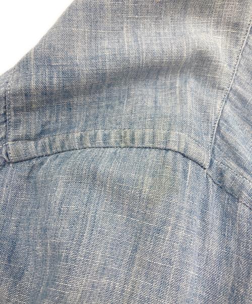 COMME des GARCONS HOMME PLUS（コムデギャルソンオムプリュス）COMME des GARCONS HOMME PLUS (コムデギャルソンオムプリュス) シャンブレーシャツ ブルー サイズ:Ⅿの古着・服飾アイテム