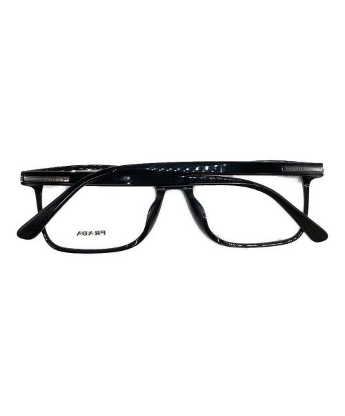 PRADA（プラダ）PRADA (プラダ) 眼鏡 ブラック サイズ:56□17 150の古着・服飾アイテム