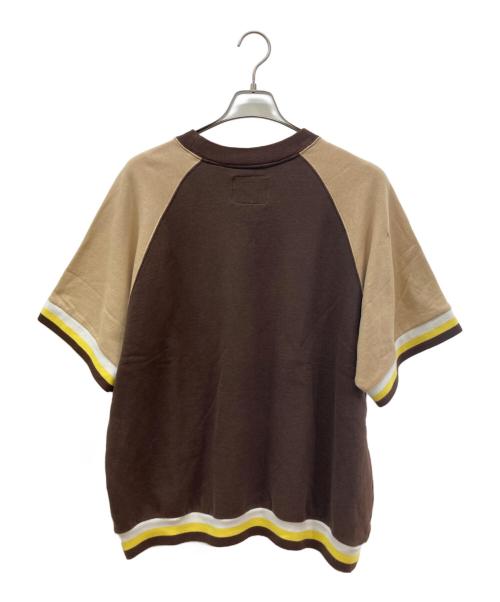 RULER（ルーラー）RULER (ルーラー) スウェットTシャツ ブラウン サイズ:XLの古着・服飾アイテム
