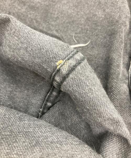 askyurself（アスクユアセルフ）askyurself (アスクユアセルフ) ダブルニーデザインデニムパンツ ブラック サイズ:30の古着・服飾アイテム