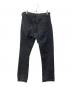 askyurself (アスクユアセルフ) ダブルニーデザインデニムパンツ ブラック サイズ:30：8000円