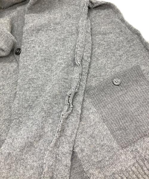 DOLCE & GABBANA（ドルチェ＆ガッバーナ）DOLCE & GABBANA (ドルチェ＆ガッバーナ) インサイドアウトニットカーディガン グレー サイズ:44の古着・服飾アイテム