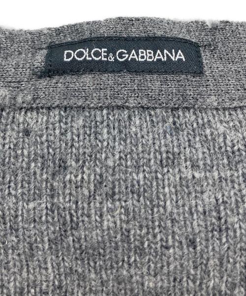 DOLCE & GABBANA（ドルチェ＆ガッバーナ）DOLCE & GABBANA (ドルチェ＆ガッバーナ) インサイドアウトニットカーディガン グレー サイズ:44の古着・服飾アイテム