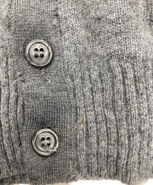 DOLCE & GABBANA（ドルチェ＆ガッバーナ）DOLCE & GABBANA (ドルチェ＆ガッバーナ) インサイドアウトニットカーディガン グレー サイズ:44の古着・服飾アイテム