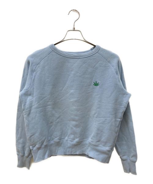 hysterics（ヒステリックス）hysterics (ヒステリックス) PLEASURES ラグランスウェット ブルー サイズ:FREEの古着・服飾アイテム