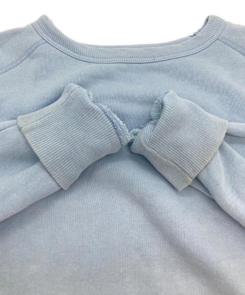 hysterics（ヒステリックス）hysterics (ヒステリックス) PLEASURES ラグランスウェット ブルー サイズ:FREEの古着・服飾アイテム