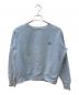 hysterics（ヒステリックス）の古着「PLEASURES ラグランスウェット」｜ブルー