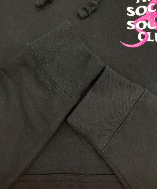anti social social CLUB（アンチソーシャルソーシャルクラブ）ANTI SOCIAL SOCIAL CLUB (アンチソーシャルソーシャルクラブ) プルオーバーパーカー ブラック サイズ:Ｌの古着・服飾アイテム