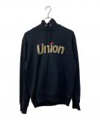 A BATHING APE×UNIONア ベイシング エイプ×ユニオン）の古着「ユニオンプリントパーカー」｜ブラック