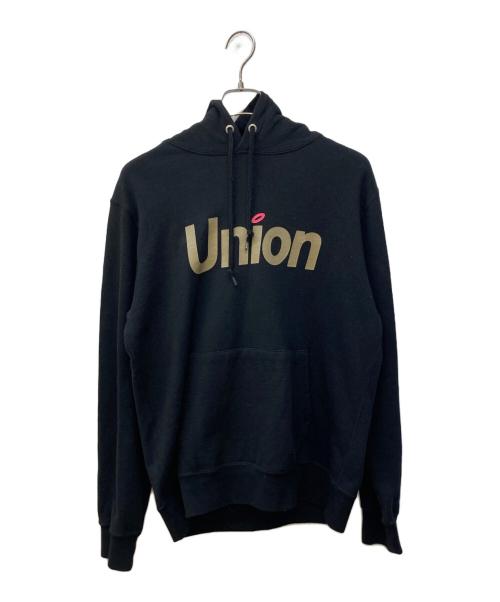 A BATHING APE（ア ベイシング エイプ）A BATHING APE (ア ベイシング エイプ) UNION (ユニオン) ユニオンプリントパーカー ブラック サイズ:XLの古着・服飾アイテム