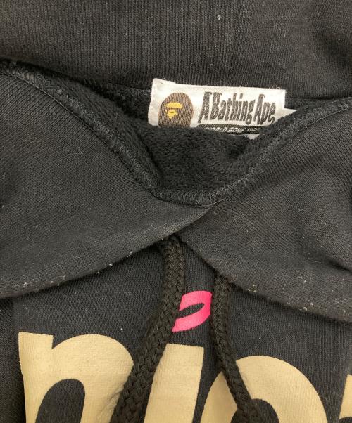 A BATHING APE（ア ベイシング エイプ）A BATHING APE (ア ベイシング エイプ) UNION (ユニオン) ユニオンプリントパーカー ブラック サイズ:XLの古着・服飾アイテム