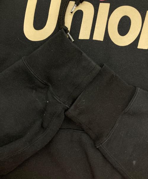 A BATHING APE（ア ベイシング エイプ）A BATHING APE (ア ベイシング エイプ) UNION (ユニオン) ユニオンプリントパーカー ブラック サイズ:XLの古着・服飾アイテム