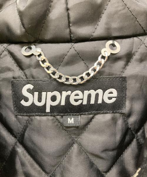 SUPREME（シュプリーム）SUPREME (シュプリーム) DIAMOND FAUX FUR JACKET ブラック×グレー サイズ:Ｍの古着・服飾アイテム