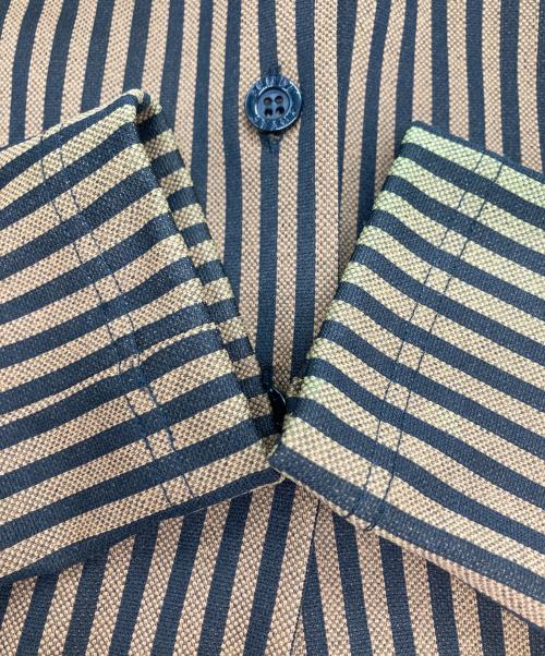 FENDI（フェンディ）FENDI (フェンディ) ストライプシャツ ブラウン サイズ:Ⅿの古着・服飾アイテム