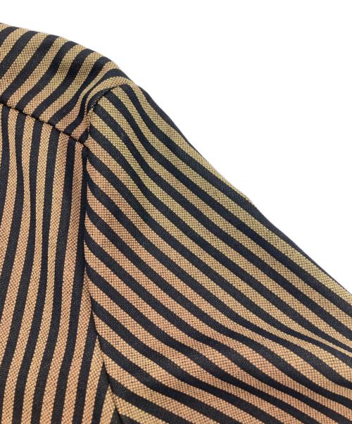 FENDI（フェンディ）FENDI (フェンディ) ストライプシャツ ブラウン サイズ:Ⅿの古着・服飾アイテム