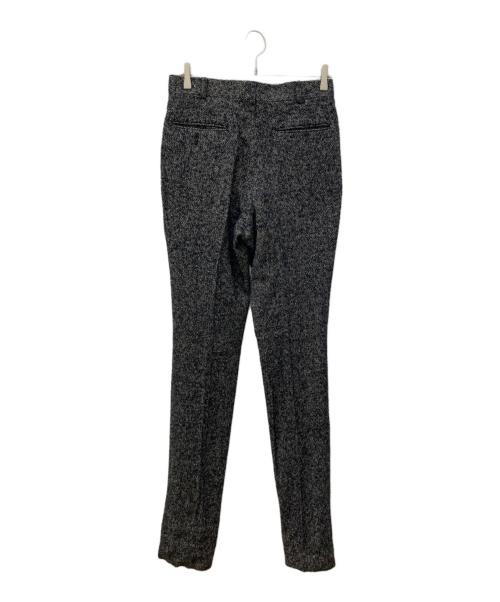 JOHN LAWRENCE SULLIVAN（ジョン ローレンス サリバン）JOHN LAWRENCE SULLIVAN (ジョン ローレンス サリバン) タックパンツ ブラック×アイボリー サイズ:38の古着・服飾アイテム