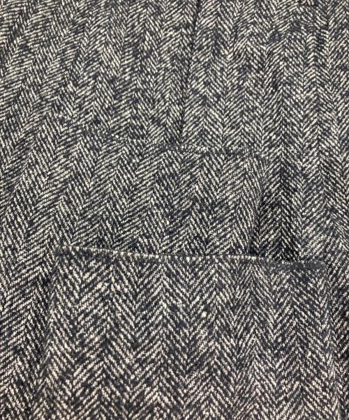 JOHN LAWRENCE SULLIVAN（ジョン ローレンス サリバン）JOHN LAWRENCE SULLIVAN (ジョン ローレンス サリバン) タックパンツ ブラック×アイボリー サイズ:38の古着・服飾アイテム