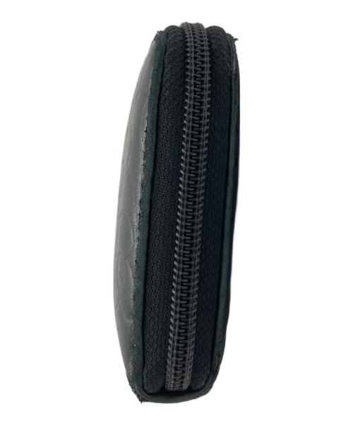 CHANEL（シャネル）CHANEL (シャネル) カメリアラウンドファスナー長財布 ブラックの古着・服飾アイテム