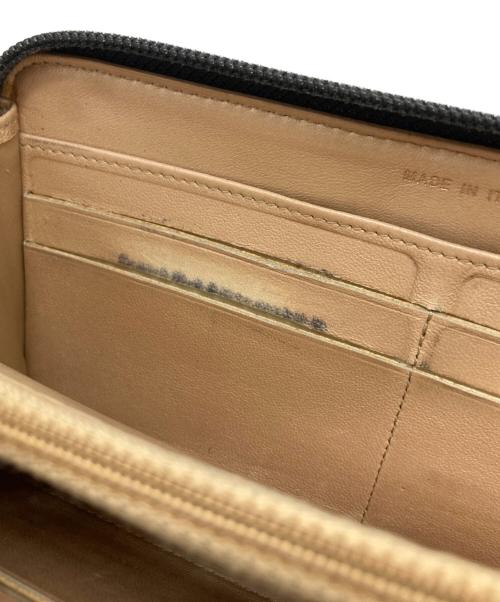 CHANEL（シャネル）CHANEL (シャネル) カメリアラウンドファスナー長財布 ブラックの古着・服飾アイテム
