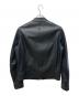 EMMETI (エンメティ) JURI/ラムスキンシングルライダースジャケット ブラック サイズ:46：50000円