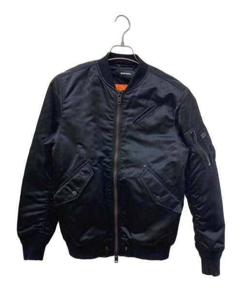 DIESEL（ディーゼル）DIESEL (ディーゼル) MA-1ジャケット ブラック サイズ:XSの古着・服飾アイテム