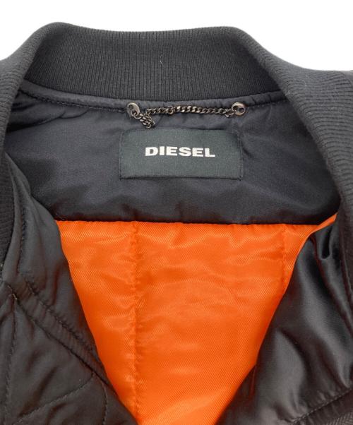 DIESEL（ディーゼル）DIESEL (ディーゼル) MA-1ジャケット ブラック サイズ:XSの古着・服飾アイテム