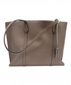 TORY BURCHトリーバーチ）の古着「トリプルコンバートメントトートバッグ」｜グレー