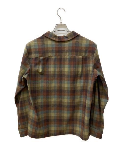 PENDLETON（ペンドルトン）PENDLETON (ペンドルトン) ボードシャツ ブラウン×グリーン サイズ:Ⅿの古着・服飾アイテム