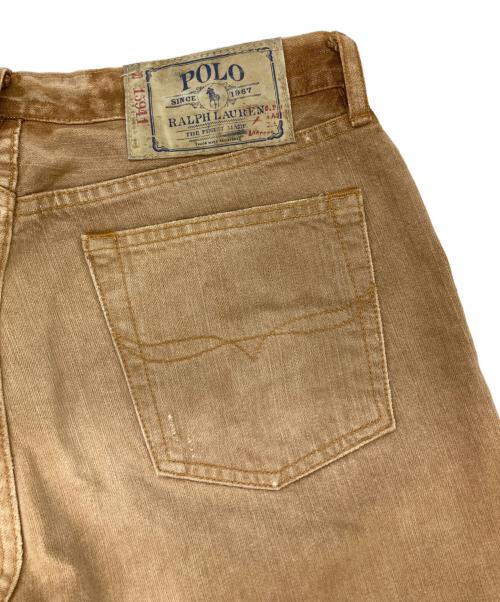 POLO RALPH LAUREN（ポロ・ラルフローレン）POLO RALPH LAUREN (ポロ・ラルフローレン) ブーツカットデニムパンツ ブラウン サイズ:W30×L30の古着・服飾アイテム
