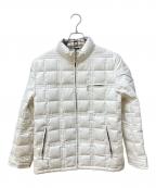 BURBERRY BLACK LABELバーバリーブラックレーベル）の古着「裏ノヴァダウンジャケット」｜ホワイト