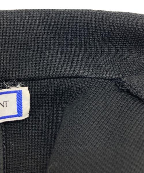 Yves Saint Laurent（イヴサンローラン）Yves Saint Laurent (イヴサンローラン) ニットダブルジャケット ブラック×レッド サイズ:Mの古着・服飾アイテム