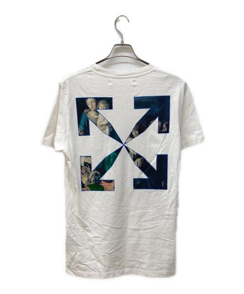 OFFWHITE（オフホワイト）OFFWHITE (オフホワイト) CARAVAGGIO PAINTING S/S TEE/プリントTシャツ ホワイト サイズ:Ｍの古着・服飾アイテム